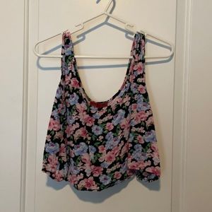 Floral crop top